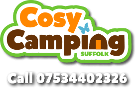 Cosy Camping Suffolk Logo - Pods, Tent Pitches in Suffolk